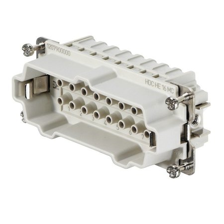 WEIDMULLER Rack And Panel Connector  16 Contact(S)  Male 1207900000